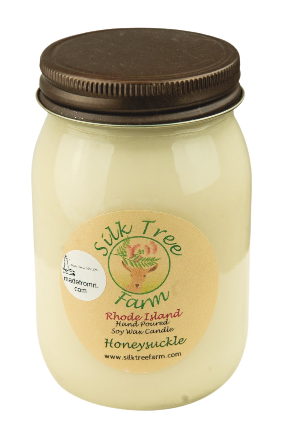 Made From RI: Soy candles with cotton wicks poured to last up to 80 hours. 16 oz, $21.95.